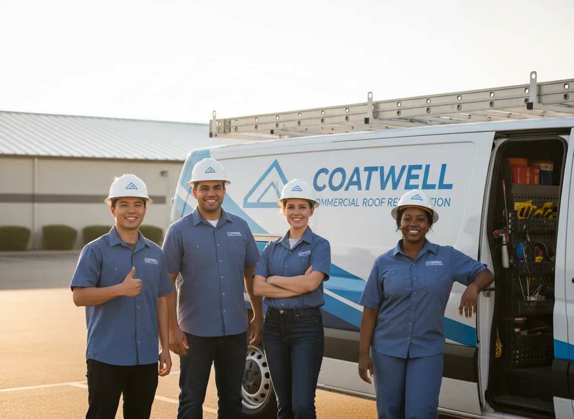 Commercial roof coating company in Beeler, KS